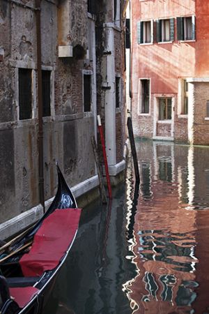 Venetian Gondola Reflection 